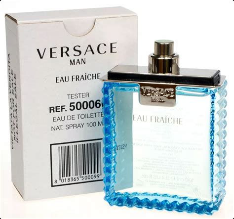 Мужские голубые духи Versace Man Eau Fraiche — .